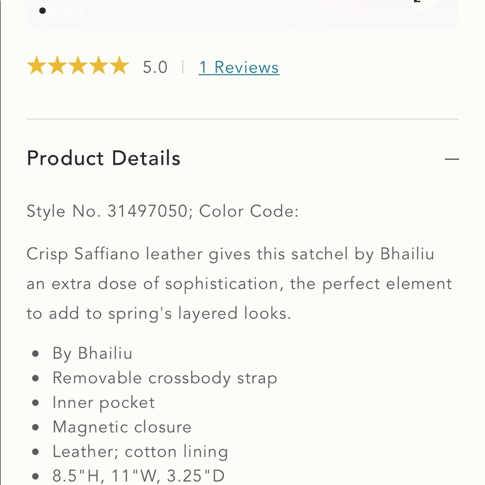 Iso bhailiu streamlined satchel - Picture 2 of 2